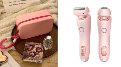 2 in 1 Hair Removal Epilator USB Trimmer Women Face Leg Bikini Shaver.