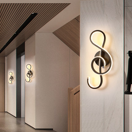 LED Wall Lamp Nordic Minimalist Bedroom Bedside Lighting Fixture