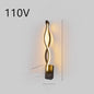 LED Wall Lamp Nordic Minimalist Bedroom Bedside Lighting Fixture
