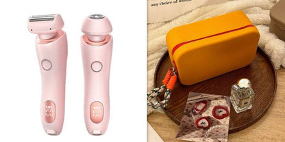 2 in 1 Hair Removal Epilator USB Trimmer Women Face Leg Bikini Shaver.