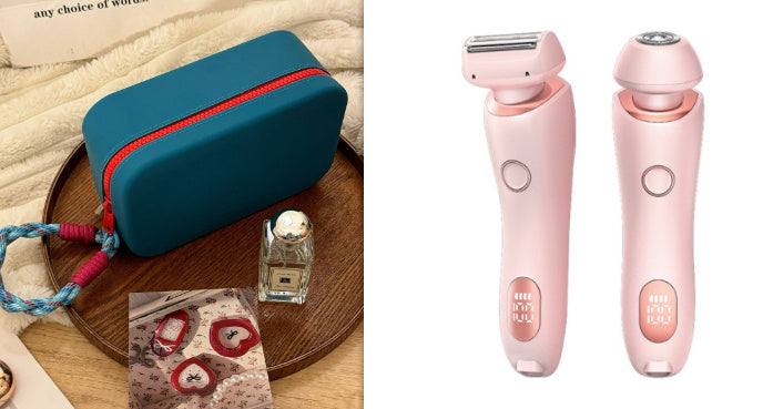 2 in 1 Hair Removal Epilator USB Trimmer Women Face Leg Bikini Shaver.