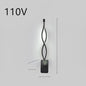 LED Wall Lamp Nordic Minimalist Bedroom Bedside Lighting Fixture