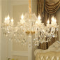 Luxury Crystal Chandelier for Living Room – Elegant Ceiling Light