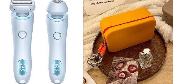 2 in 1 Hair Removal Epilator USB Trimmer Women Face Leg Bikini Shaver.