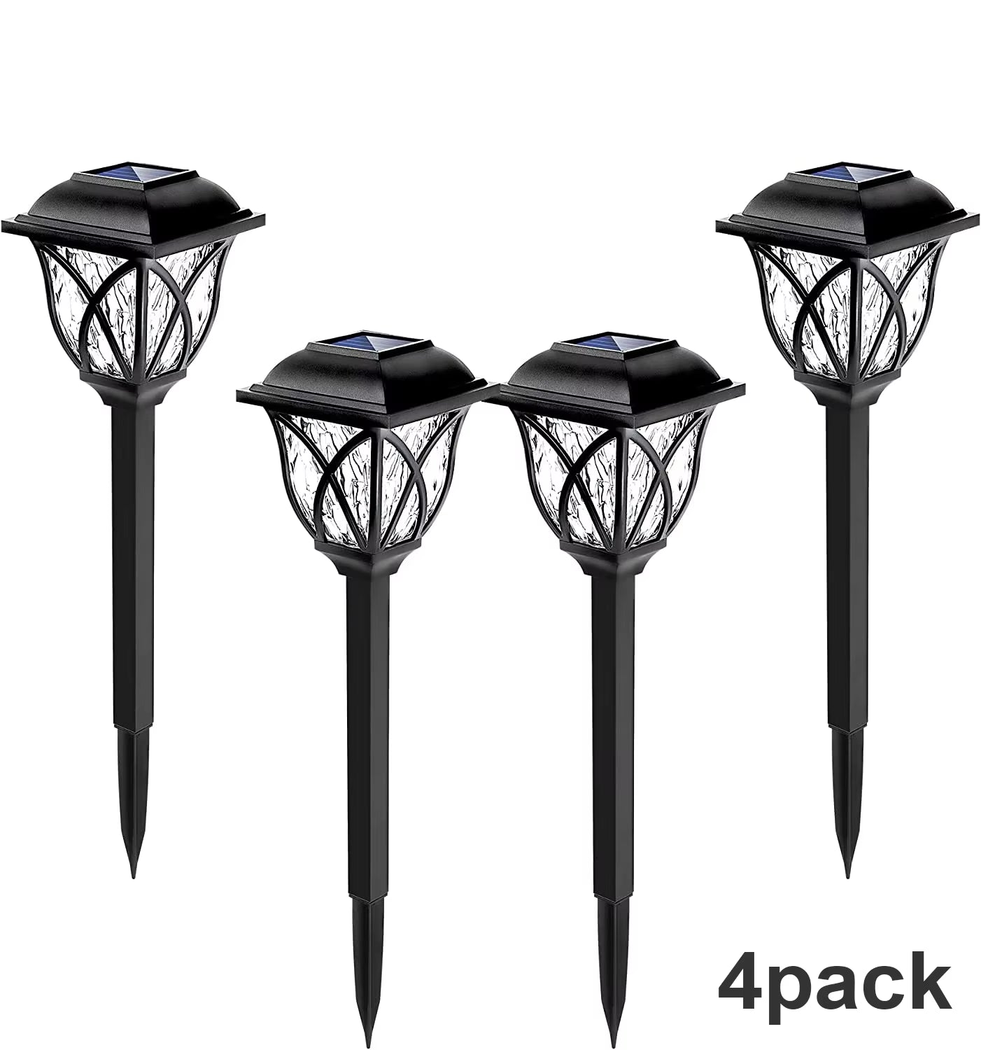 10 Pack Solar Yard Lights Bright Lawn Lights Outdoor Waterproof Led Solar Pathway Lights Landscape Path Lights