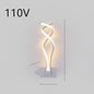 LED Wall Lamp Nordic Minimalist Bedroom Bedside Lighting Fixture
