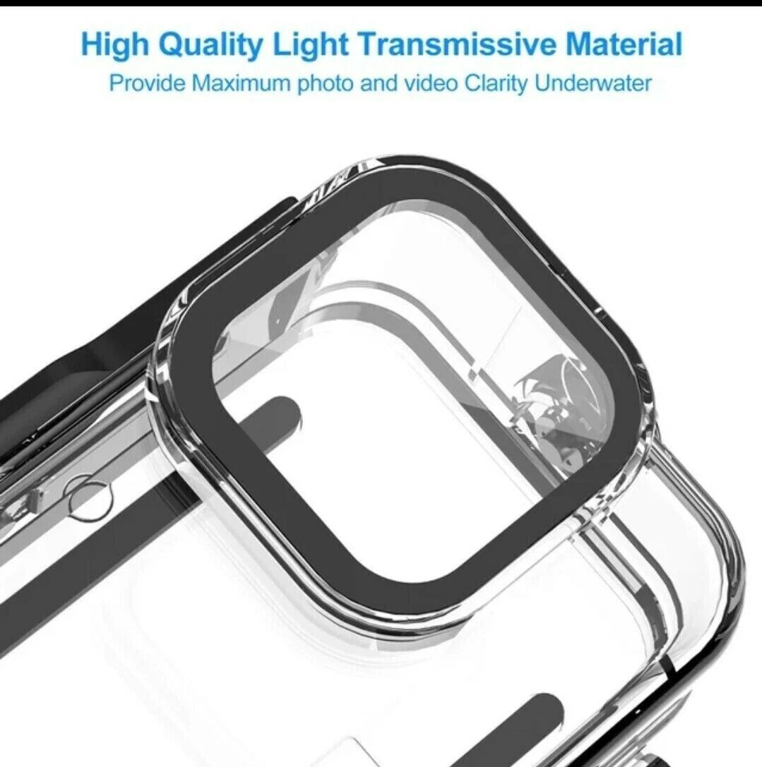 For Gopro GoPGoPro Hero 11/10/9 Black Waterproof Housing Case for Diving Protectionro Hero 11/10/9 Black Waterproof Housing Case for Diving ProtectionHero 11 10 9 Black Underwater Waterproof Housing Case Diving Protect