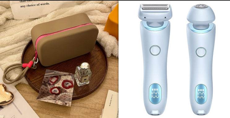 2 in 1 Hair Removal Epilator USB Trimmer Women Face Leg Bikini Shaver.