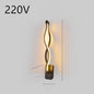 LED Wall Lamp Nordic Minimalist Bedroom Bedside Lighting Fixture