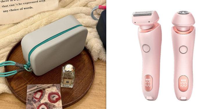 2 in 1 Hair Removal Epilator USB Trimmer Women Face Leg Bikini Shaver.