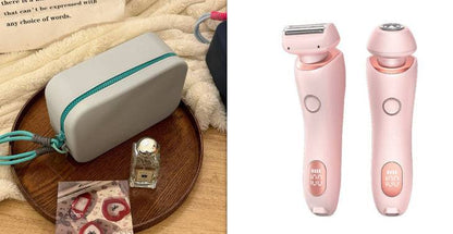 2 in 1 Hair Removal Epilator USB Trimmer Women Face Leg Bikini Shaver.