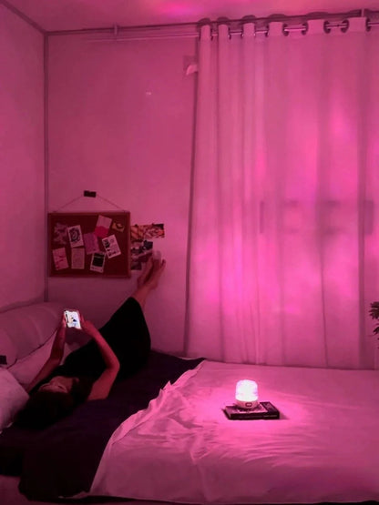 Light Theatre: Ambient Light with Stereo Speaker, Ripple Sunset Aurora Projector All-In-1