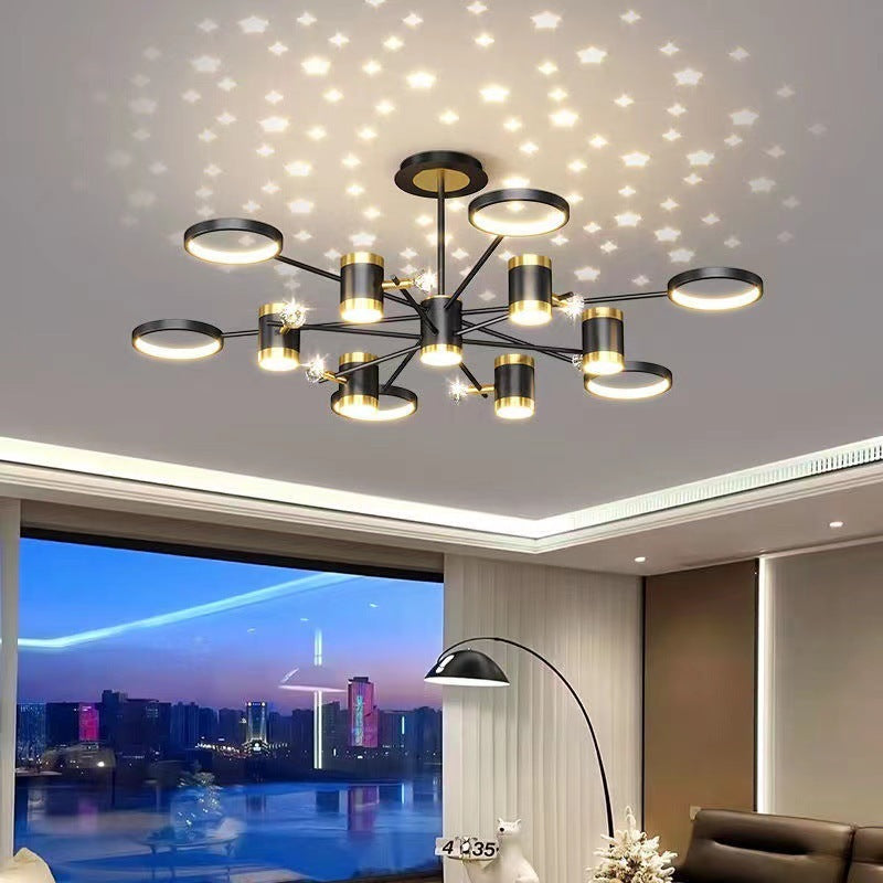 Light Luxury ChandelierLight Luxury Chandelier Nordic Star Lamp Combination Whole House Package