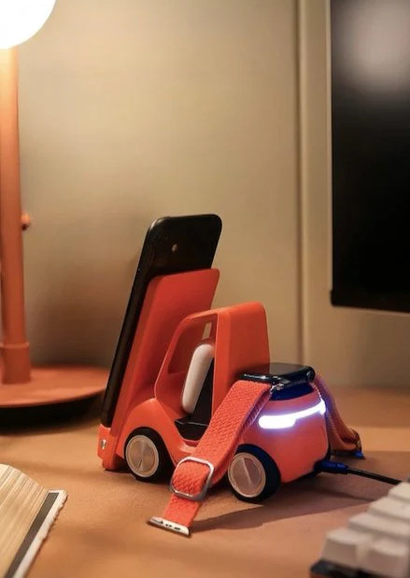 4 in 1 Forklift Fast Wirel4 in 1 Fast Wireless Charging Dock for iPhone, AirPods & Apple Watchess Charging Station Dock for Iphone, Airpods & Apple Watch