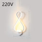 LED Wall Lamp Nordic Minimalist Bedroom Bedside Lighting Fixture