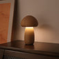 INS Wooden Cute Mushroom LED Night Light with Touch Switch Lamp
