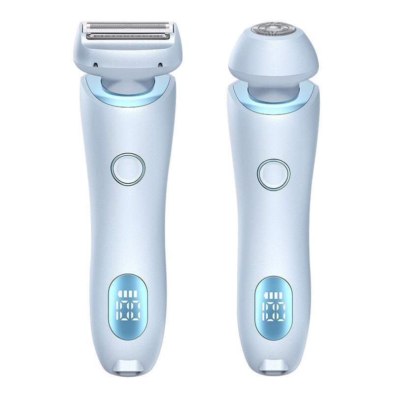 2 in 1 Hair Removal Epilator USB Trimmer Women Face Leg Bikini Shaver.