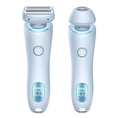 2 in 1 Hair Removal Epilator USB Trimmer Women Face Leg Bikini Shaver.