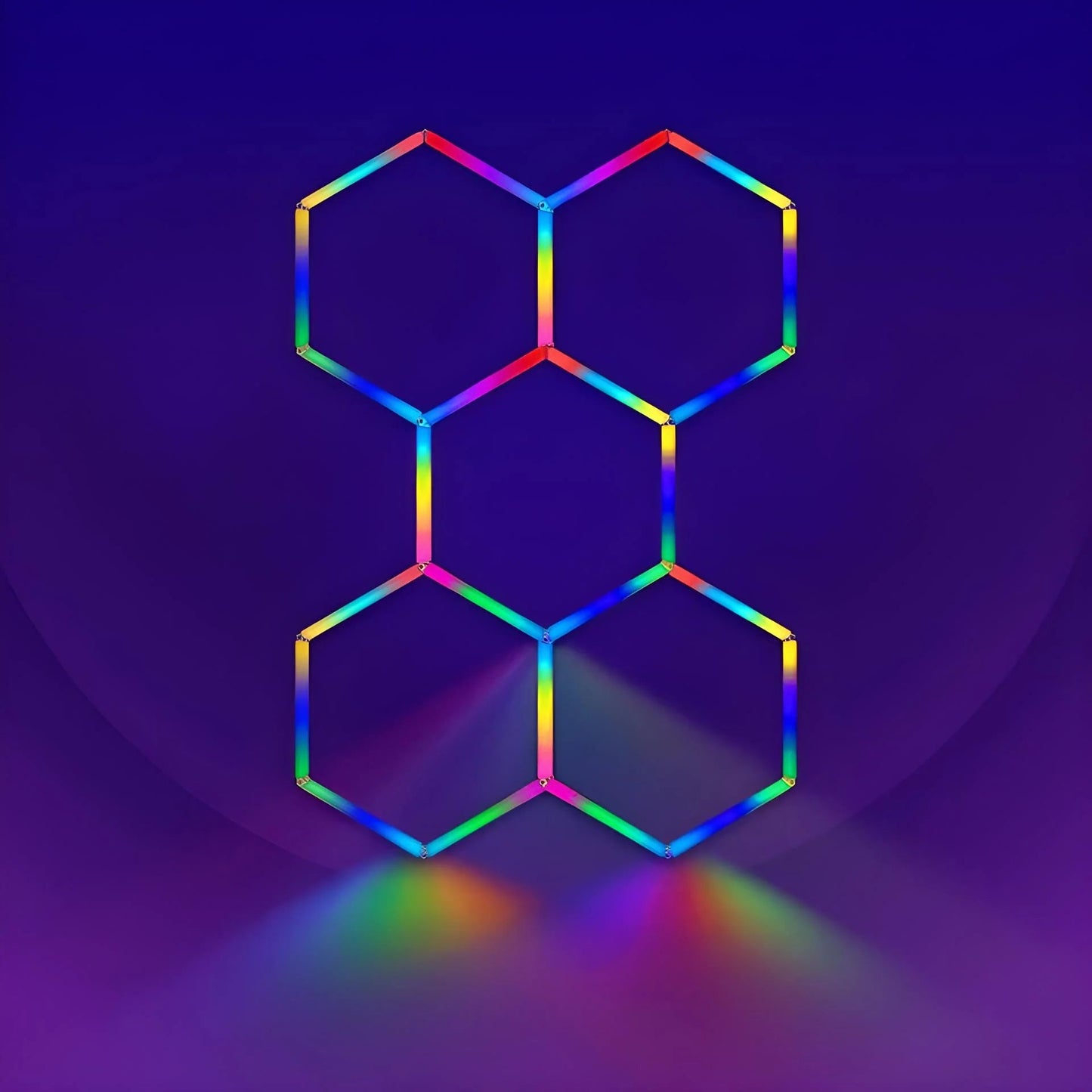 RGBW Honeycomb Modular Suspended Lighting Wall Lights