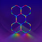 RGBW Honeycomb Modular Suspended Lighting Wall Lights