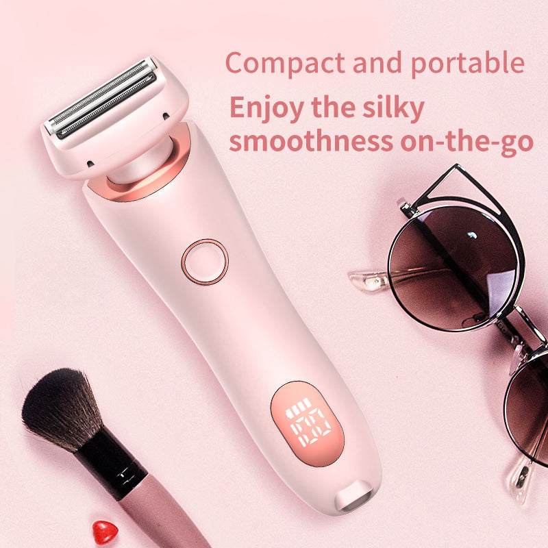 2 in 1 Hair Removal Epilator USB Trimmer Women Face Leg Bikini Shaver.