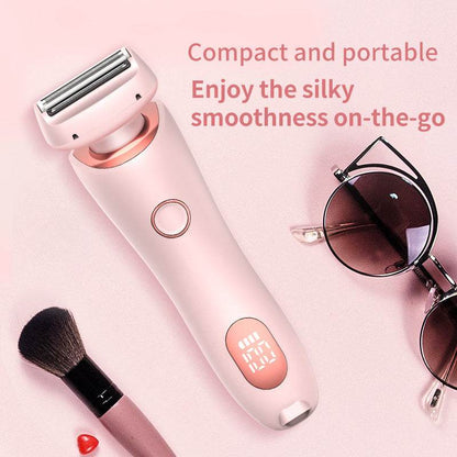 2 in 1 Hair Removal Epilator USB Trimmer Women Face Leg Bikini Shaver.