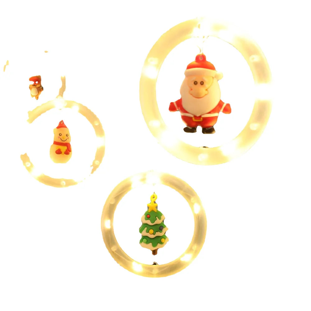 Christmas Led Decorative Lights Strip Star Curtain Lights Christmas Tree Lights String Festival Atmosphere Lights Star Lights