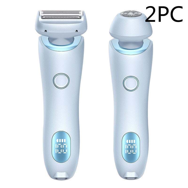 2 in 1 Hair Removal Epilator USB Trimmer Women Face Leg Bikini Shaver.