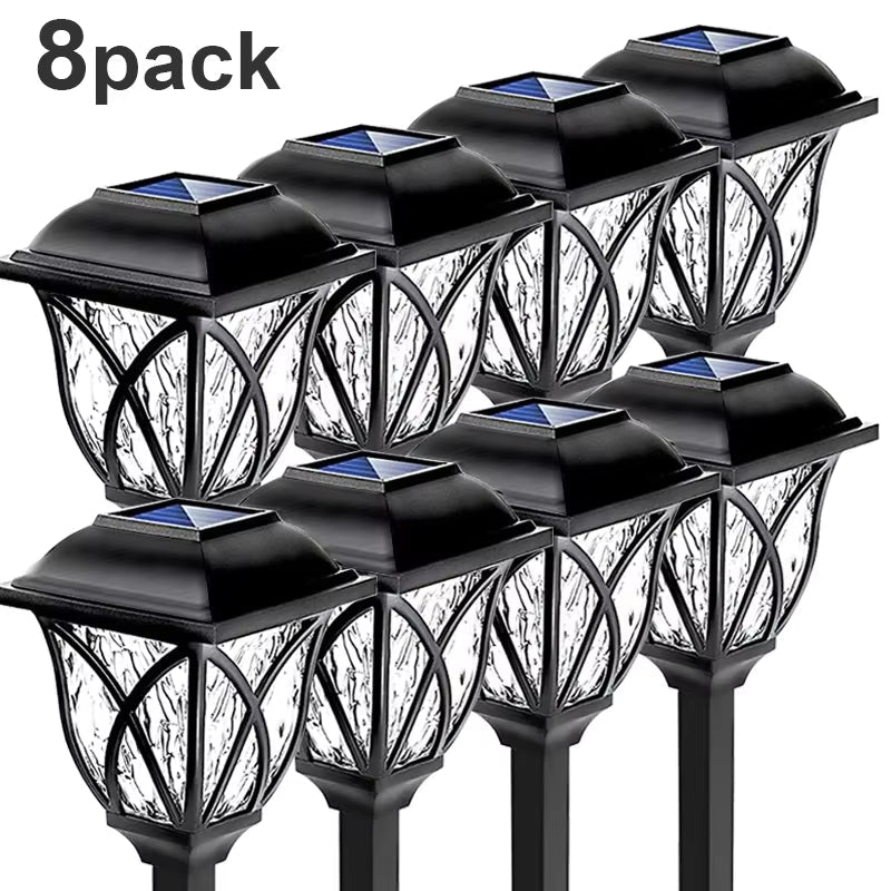 10 Pack Solar Yard Lights Bright Lawn Lights Outdoor Waterproof Led Solar Pathway Lights Landscape Path Lights