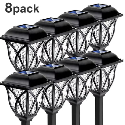 10 Pack Solar Yard Lights Bright Lawn Lights Outdoor Waterproof Led Solar Pathway Lights Landscape Path Lights