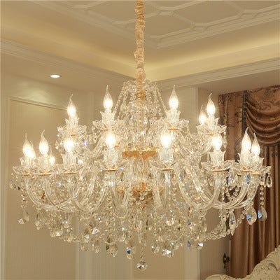 Luxury Crystal Chandelier for Living Room – Elegant Ceiling Light