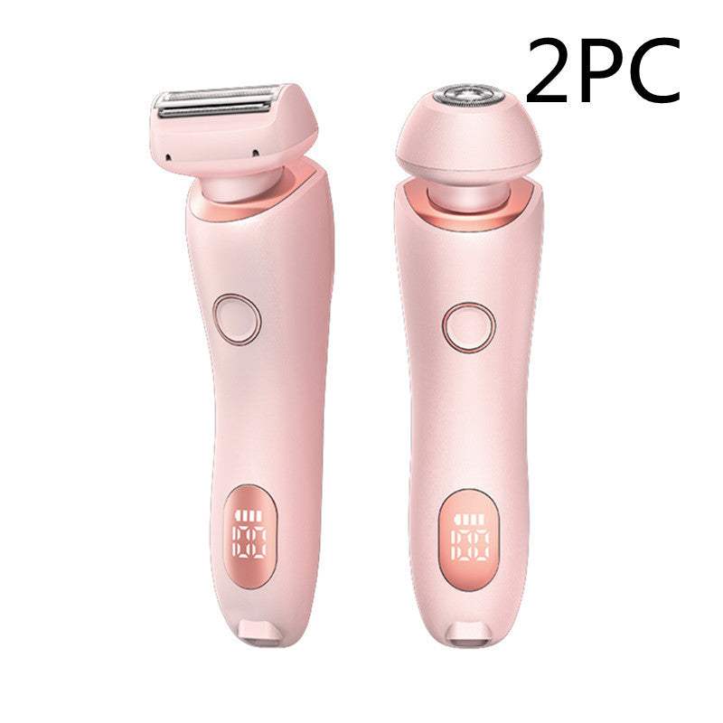 2 in 1 Hair Removal Epilator USB Trimmer Women Face Leg Bikini Shaver.
