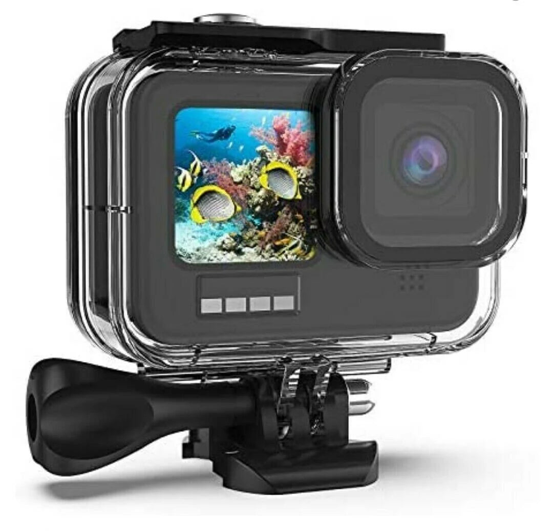 For GoproGoPro Hero 11/10/9 Black Waterproof Housing Case for Diving Protection Hero 11 10 9 Black Underwater Waterproof Housing Case Diving Protect