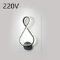 LED Wall Lamp Nordic Minimalist Bedroom Bedside Lighting Fixture