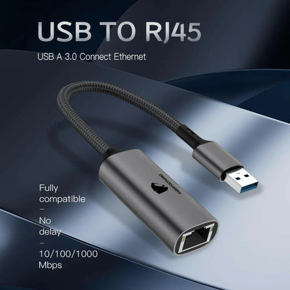 Sabertoothpro RJ45 EthernetUsb Adapter – Fast, Stable, and Secure.    
